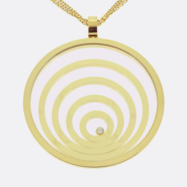 Chopard Happy Spirit Diamond Large Pendant Necklace