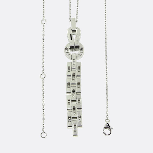 Cartier Diamond Agrafe Necklace
