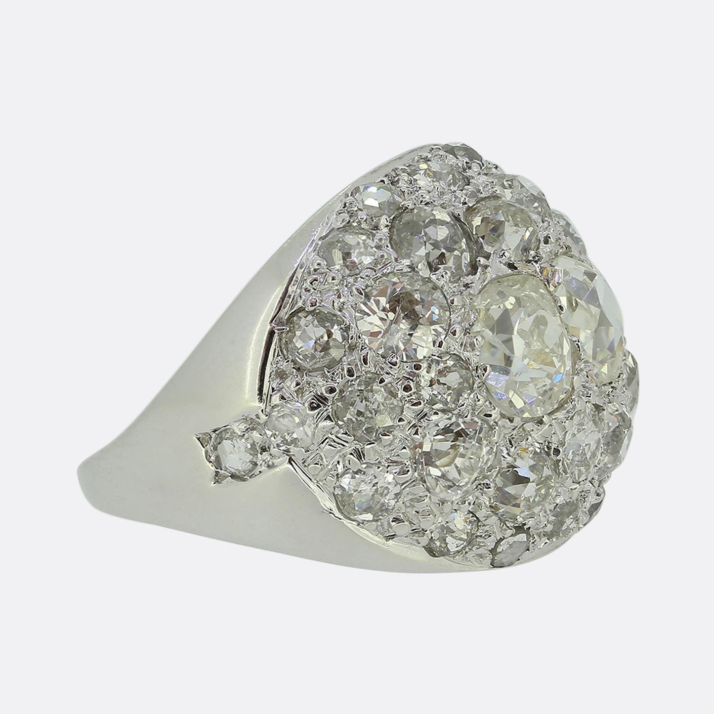 Antique Diamond Bombe Ring