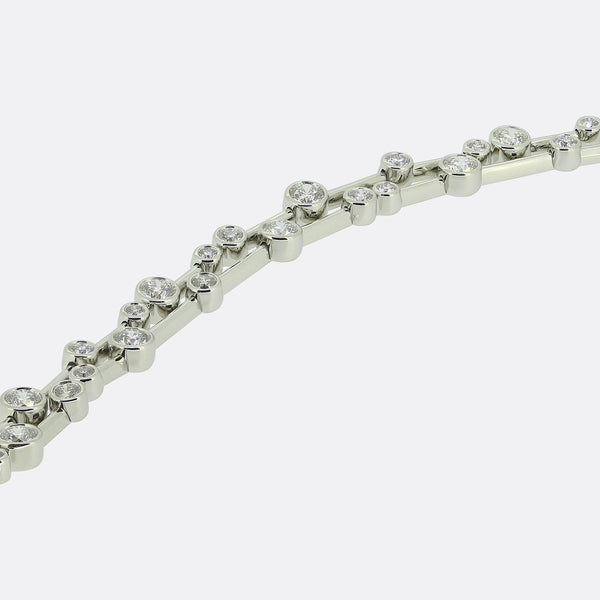 Boodles Raindance Two-Row Diamond Necklace