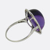 Cartier Art Deco Amethyst and Diamond Cluster Ring