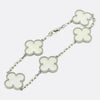 Van Cleef & Arpels Vintage Alhambra Five Motif Mother of Pearl Bracelet
