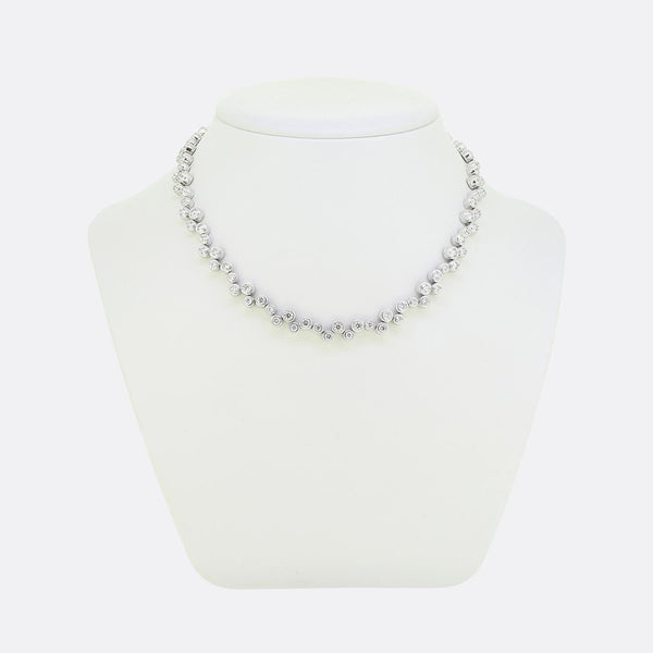 Tiffany & Co. 10.00 Carat Diamond Bubble Necklace