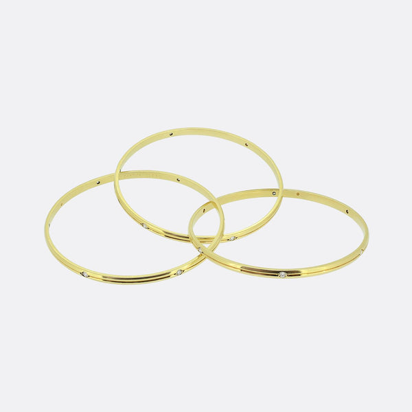 Cartier Vintage Constellation Trinity Diamond Bangle