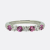 Tiffany & Co. Forever Pink Sapphire and Diamond Band Ring