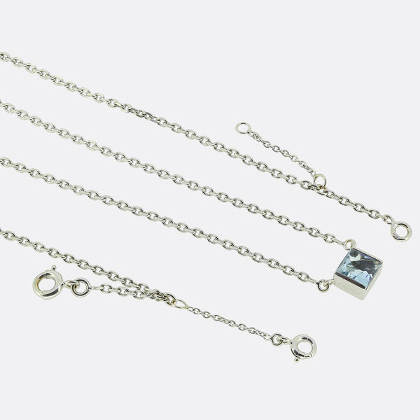 Cartier Tank Aquamarine Necklace
