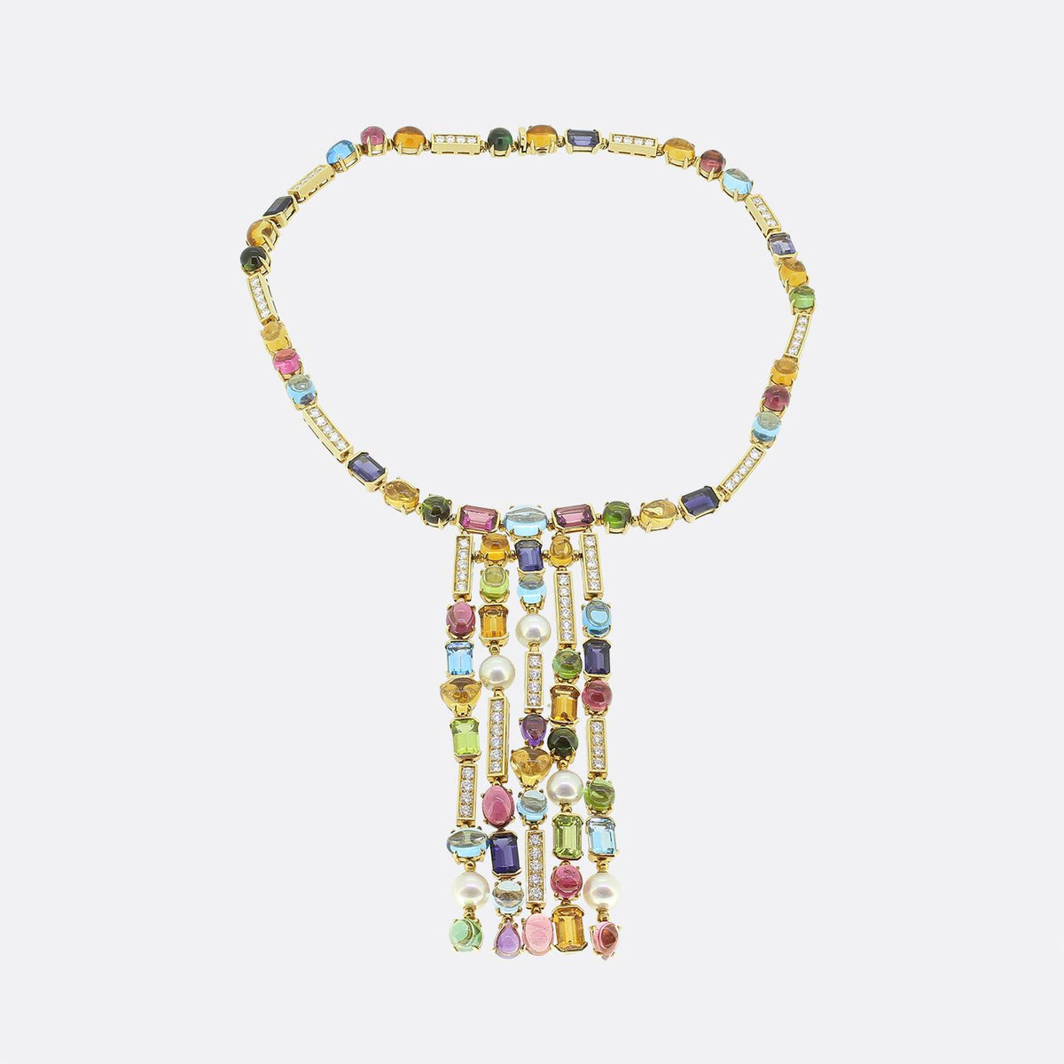 Bvlgari Allegra Multi-Gemstone Necklace