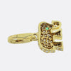 Cartier Pave Diamond Elephant Charm Pendant
