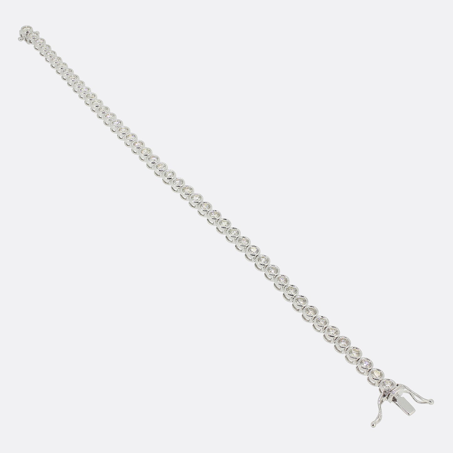 3.24 Carat Diamond Line Bracelet