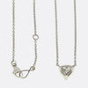1.50 Carat Heart Shaped Diamond Pendant Necklace