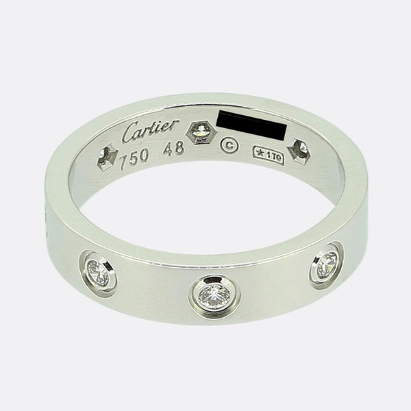Cartier Eight Diamond LOVE Ring Size I (48)
