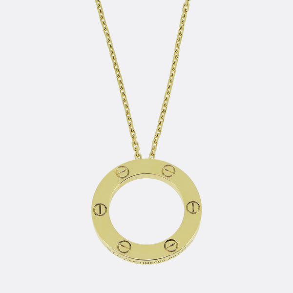 Cartier LOVE Pendant Necklace