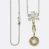 Art Deco Diamond Drop Necklace