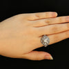 Art Deco Diamond Bombe Ring