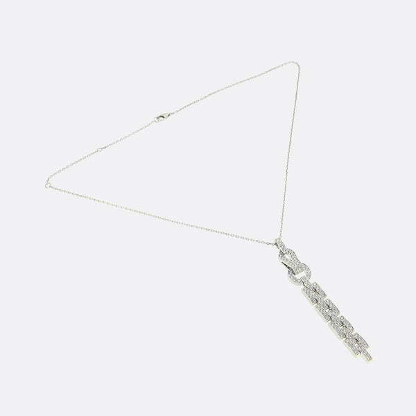 Cartier Diamond Agrafe Necklace