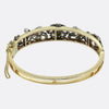 Victorian Diamond Floral Bangle