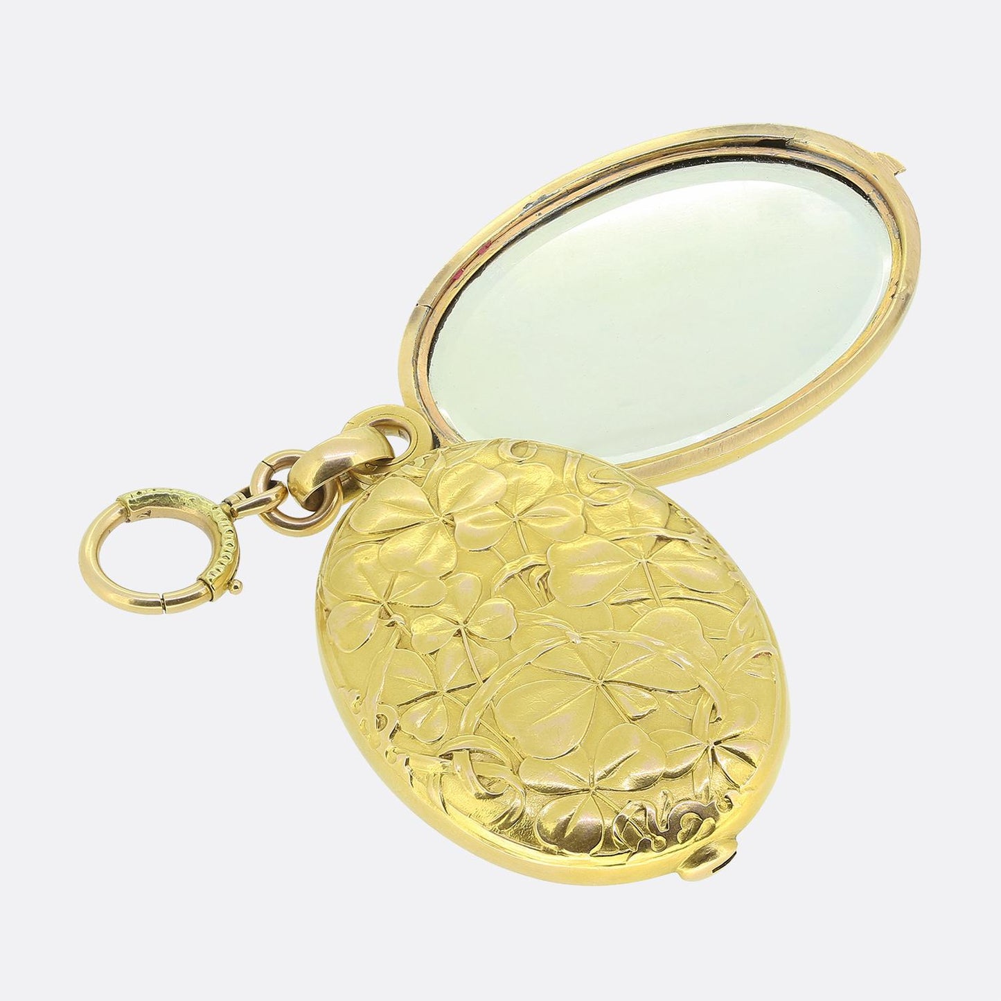 Antique Flip Mirror Pendant