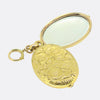 Antique Flip Mirror Pendant