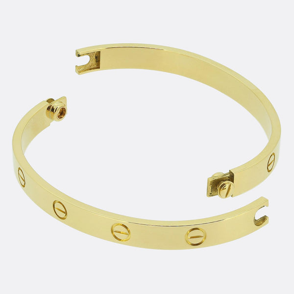 Cartier Classic Model Love Bangle Size 18
