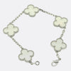 Van Cleef & Arpels Vintage Alhambra Five Motif Mother of Pearl Bracelet