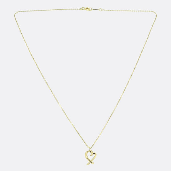 Tiffany & Co. Paloma Picasso Open Heart Pendant Necklace