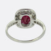 1.50 Carat Burmese Ruby and Diamond Ring