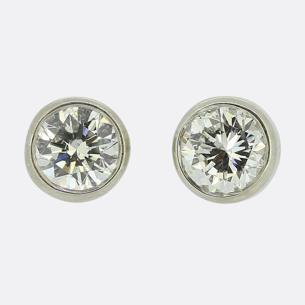 1.20 Carat Diamond Stud Earrings