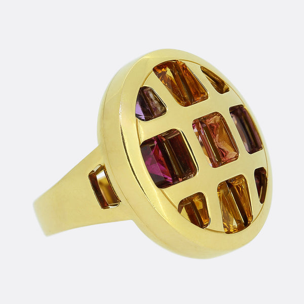 Cartier Multi Gemstone Pasha Ring