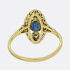 Art Deco Sapphire and Diamond Ring