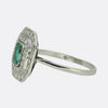 Art Deco Emerald and Diamond Ring