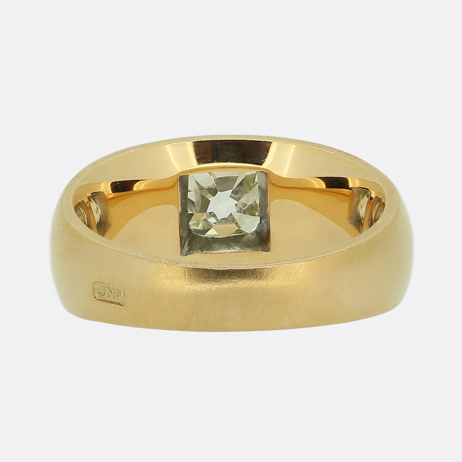 Antique 1.40 Carat Old Cushion Cut Diamond Ring The Vintage Jeweller