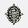 Victorian Old Cut Diamond Cluster Ring