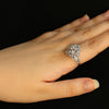 Art Deco Diamond Bombe Ring