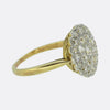 Edwardian 0.52 Carat Diamond Cluster Ring