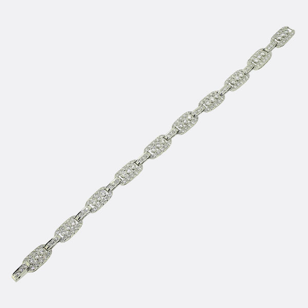 Art Deco 1.60 Carat Diamond Bracelet