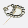 Victorian Rock Crystal and Diamond Padlock Pendant Brooch