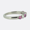 Tiffany & Co. Forever Pink Sapphire and Diamond Band Ring