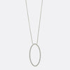 Tiffany & Co. Metro Diamond Oval Pendant
