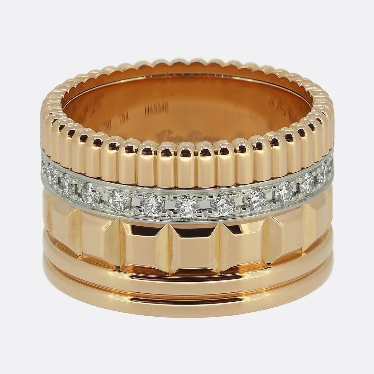 Boucheron Large Quatre Radiant Diamond Ring Size N (54)