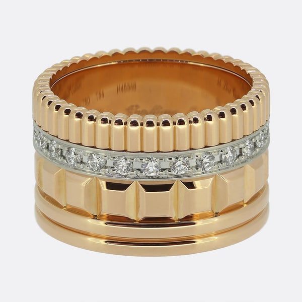 Boucheron Large Quatre Radiant Diamond Ring Size N (54)