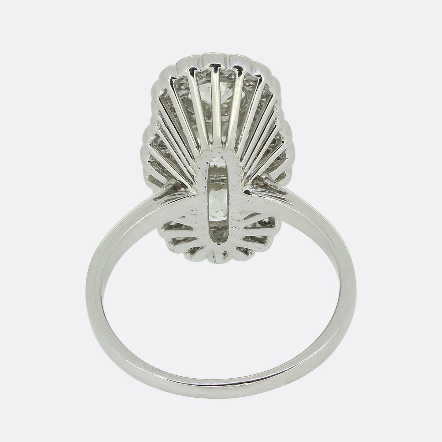 Vintage Three-Stone Diamond Dress Ring
