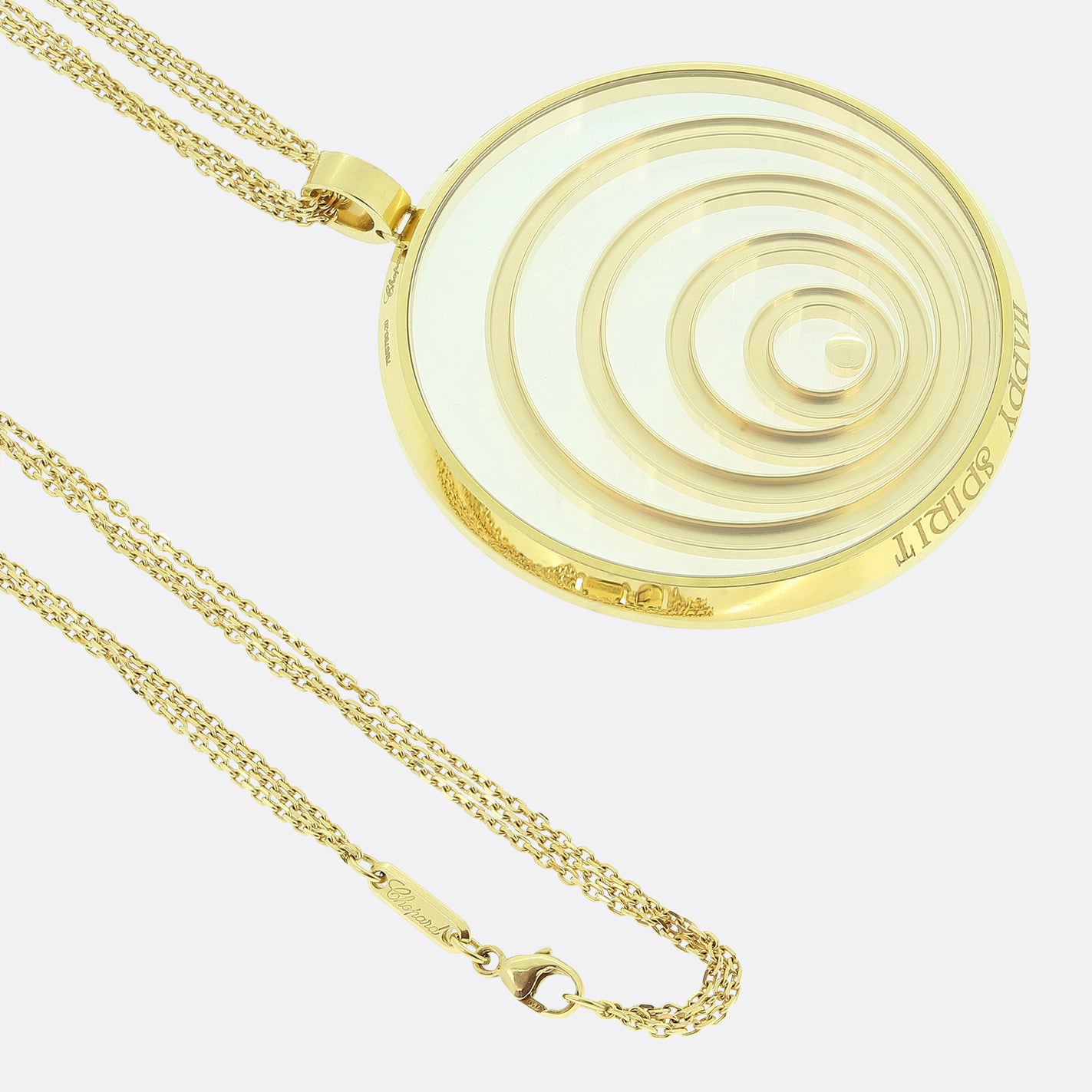 Chopard Happy Spirit Diamond Large Pendant Necklace