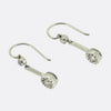 Vintage Old Cut Diamond Drop Earrings