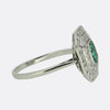 Art Deco Emerald and Diamond Ring