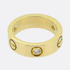 Cartier Three Diamond LOVE Ring Size J (49)