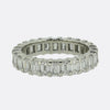 Emerald Cut 3.64 Carat Diamond Full Eternity Ring Size L (51)