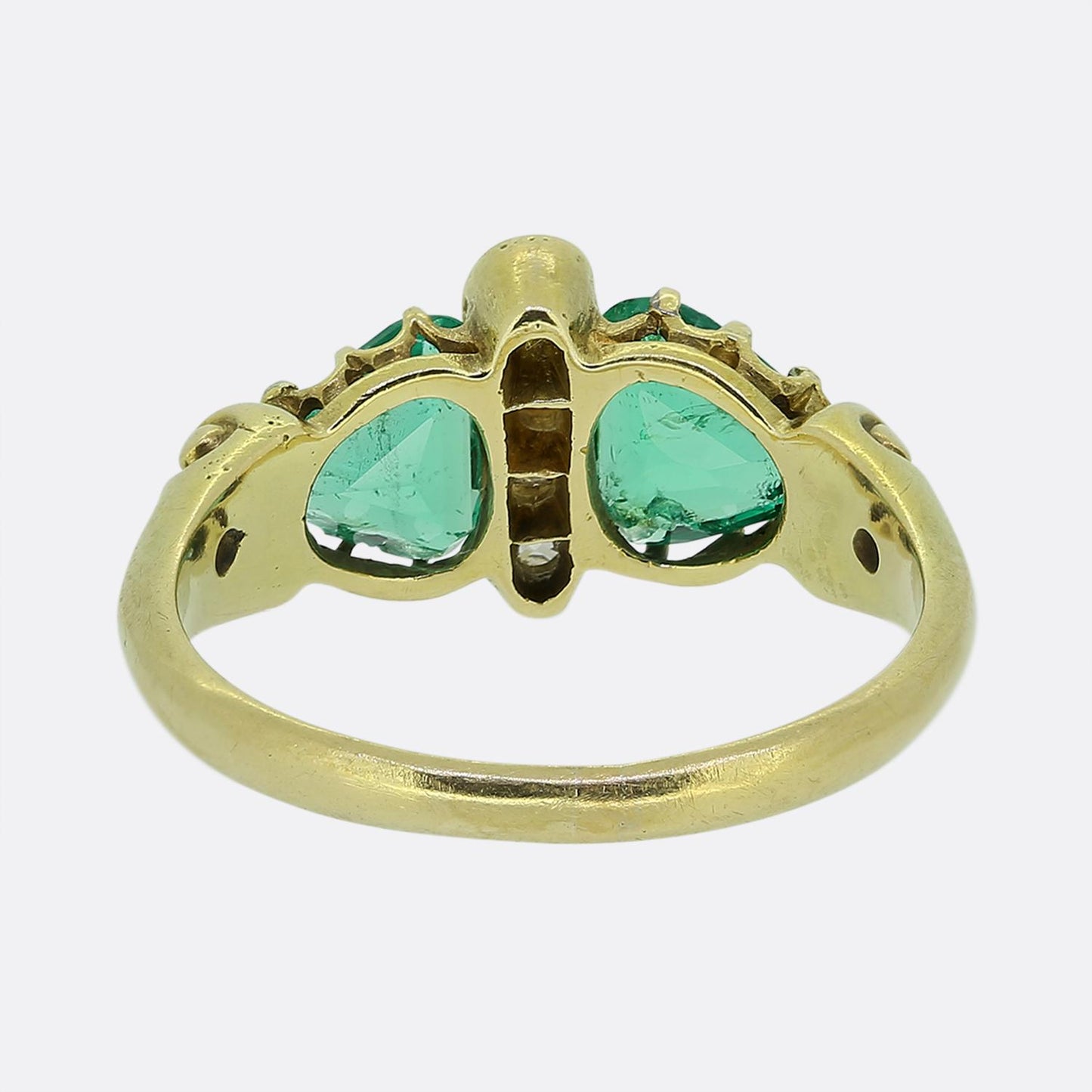 Victorian Emerald and Diamond Ring