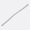 10.00 Carat Baguette Cut Diamond Line Bracelet