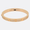 Cartier Paved Classic Model LOVE Bangle Size 17