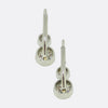 Art Deco 1.60 Carat Old Cut Diamond Drop Earrings